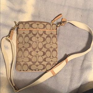 Coach Monogrammed crossbody bag